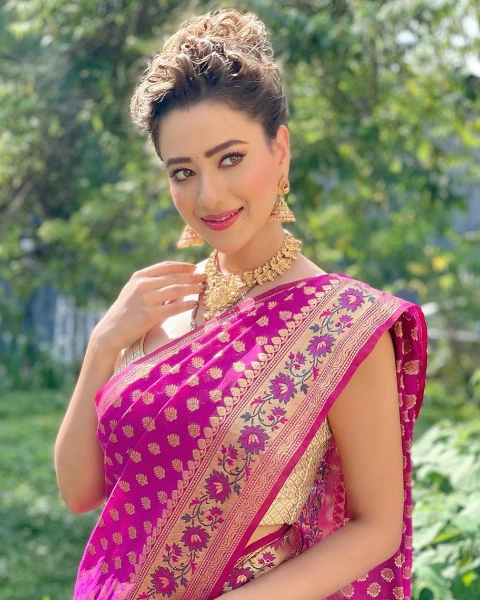 Madalsa Sharma Saree