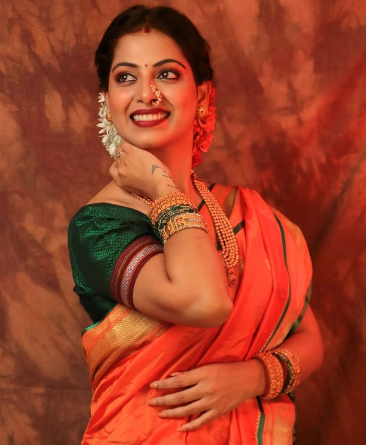 Smita Shewale Saree Image