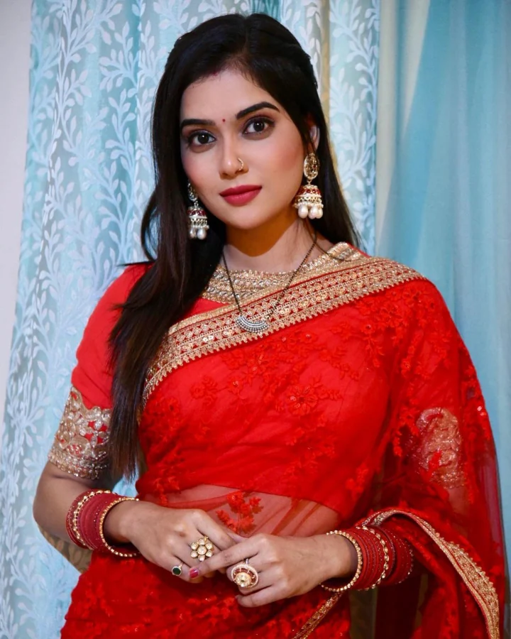 Priyanka Dhavale Saree Image