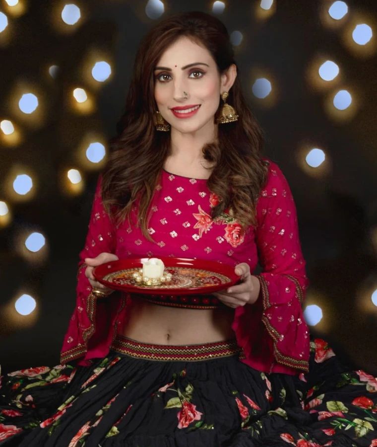 Simaran Kaur Celebrating Diwali