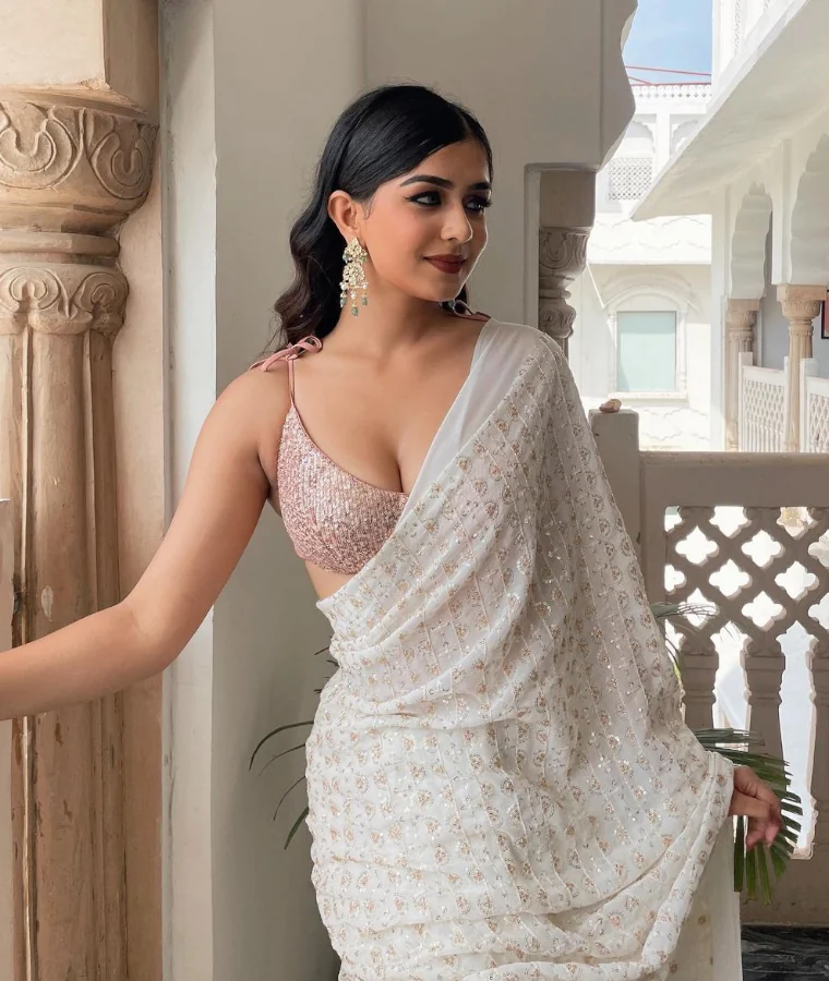 Rutvi Tiwari Saree Image