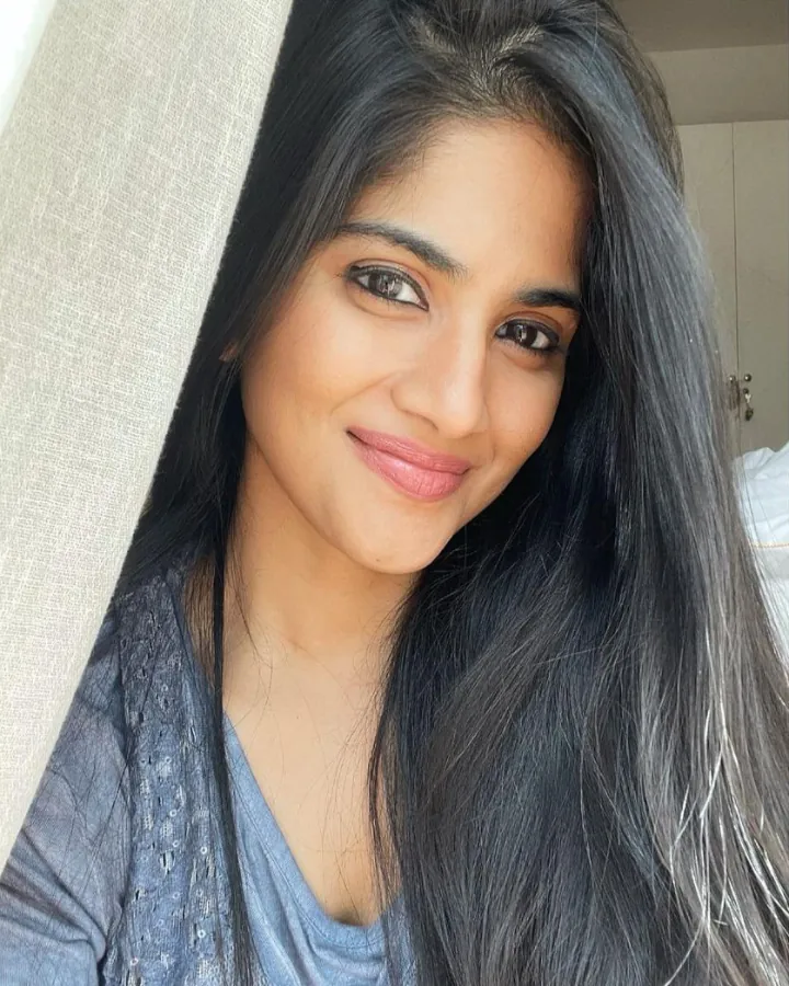 Megha Akash has beautiful long hair