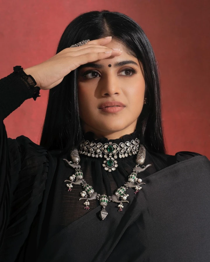 Megha Akash in Manu Charitra