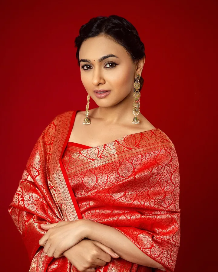 Alisha Prajapati Saree Image