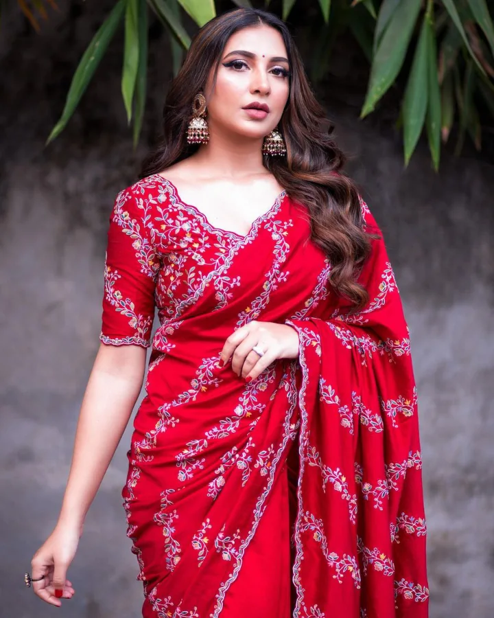 Subhashree Ganguly looking Cute in Saree