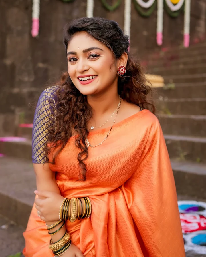 Sanjana Kale Taking in a Traditional Marathi Look