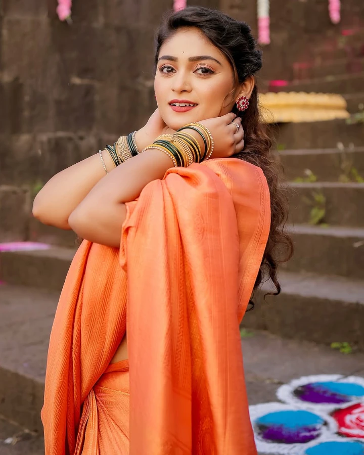 Sanjana Kale in Indian Traditional Saree