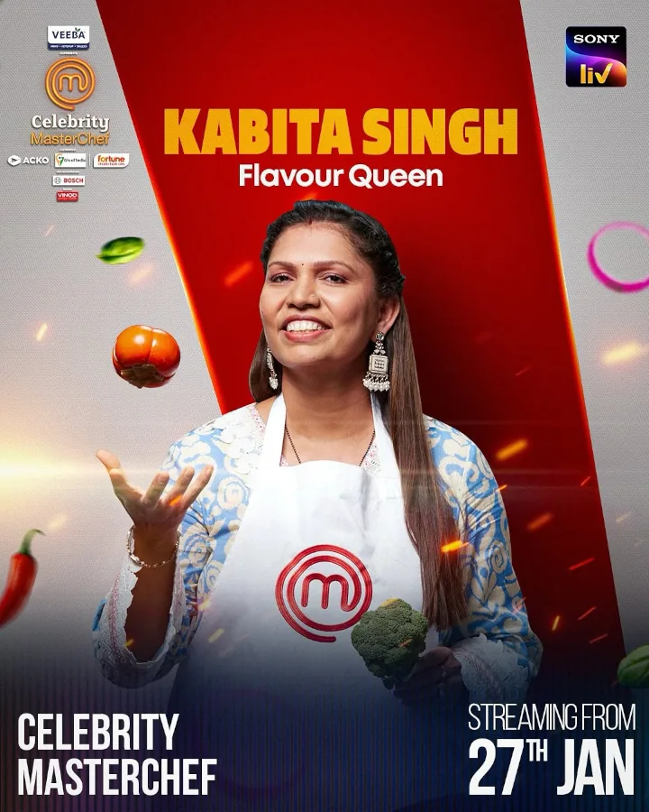 Kabita Singh in Celebrity MasterChef