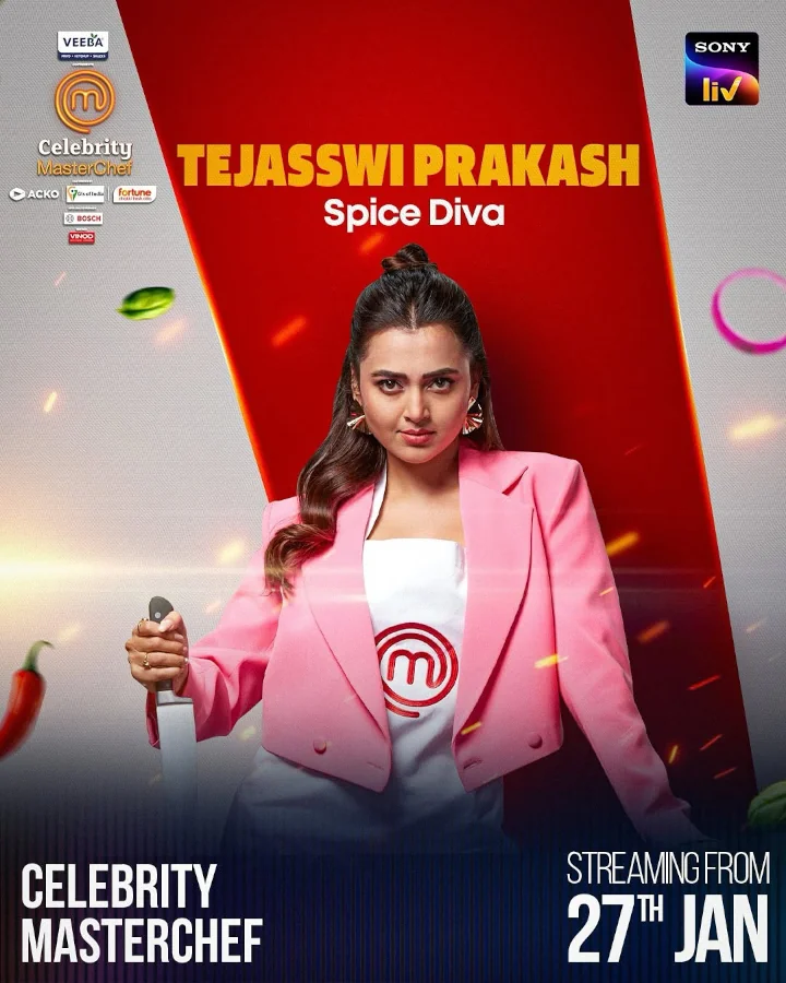 Tejasswi Prakash in Celebrity MasterChef