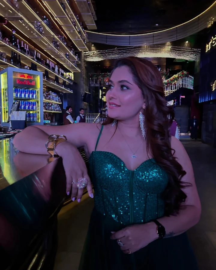 Priyanka Malviya is very much in love of doing nail art