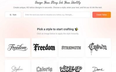 From Chicano to Blackletter: Finding Your Aesthetic with Our AI-Trained Tattoo Font Generator