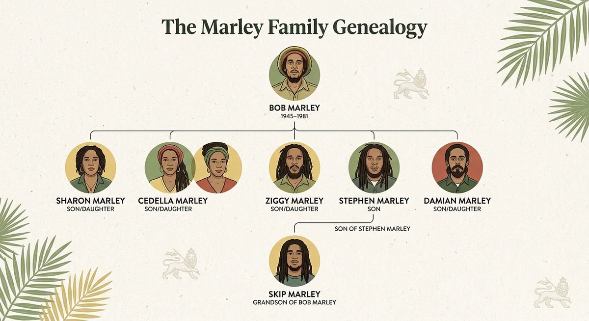 the direct answer skip marley is bob marleys grandson