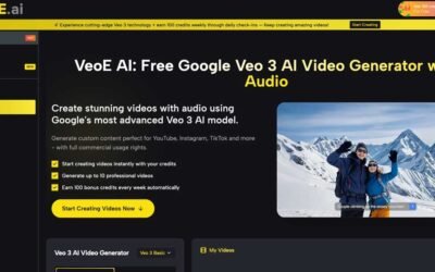 Free Veo 3: How to Create Professional AI Videos with Audio Using VeoE AI
