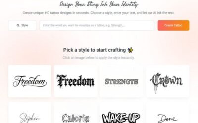Liquid Letters: Crafting Trippy, Psychedelic Visuals with a Fluid Tattoo Font Generator
