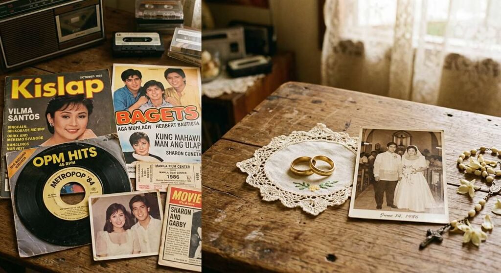 Rio Locsin husband Padim Israel — Filipino actress marriage story vintage memorabilia wedding rings